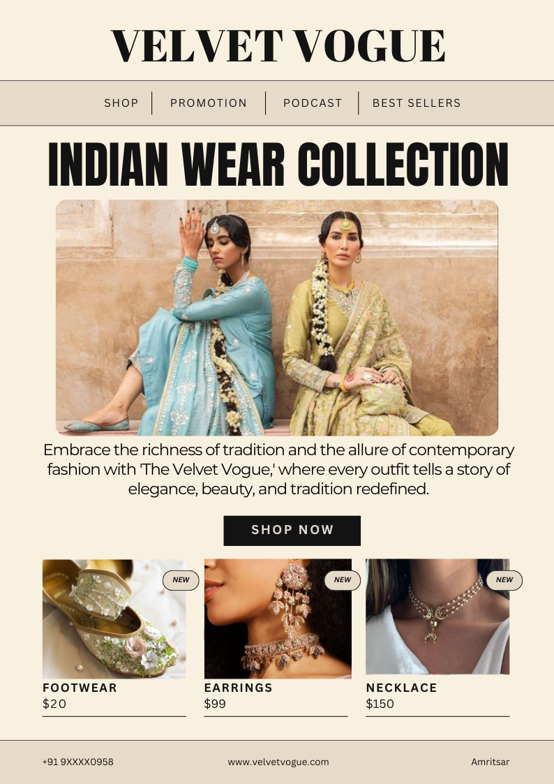 Beige & Black Line Minimal FashionRetail Email Newsletter (1)